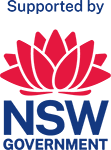 Logo - Supported by NSW Government