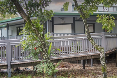 Exterior of the Suffolk Park Hall and access ramp