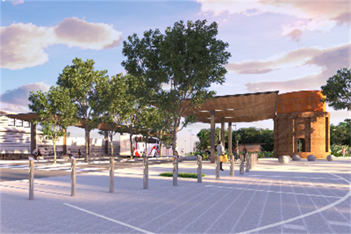 Visualisation of the Byron Bus Interchange